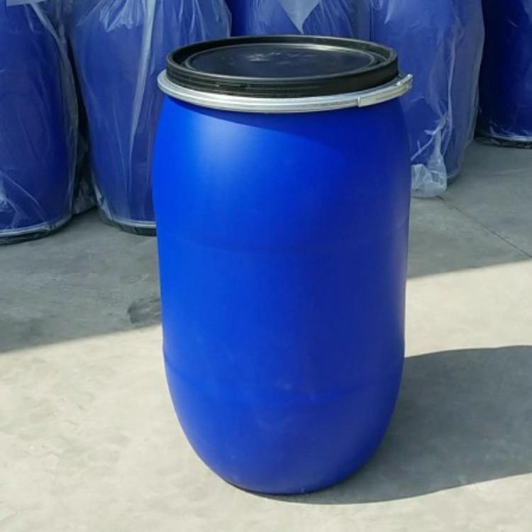 北京新利200升塑料桶200L法兰桶带铁箍PE吹塑桶