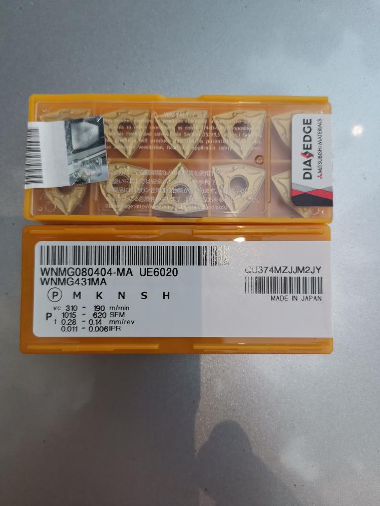 日本三菱数控刀片 WNMG080408-MA UE6020