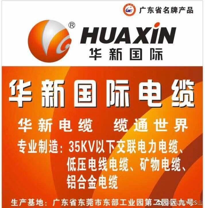 广东华新电缆无卤低烟阻燃铠装交联电缆1KV电缆