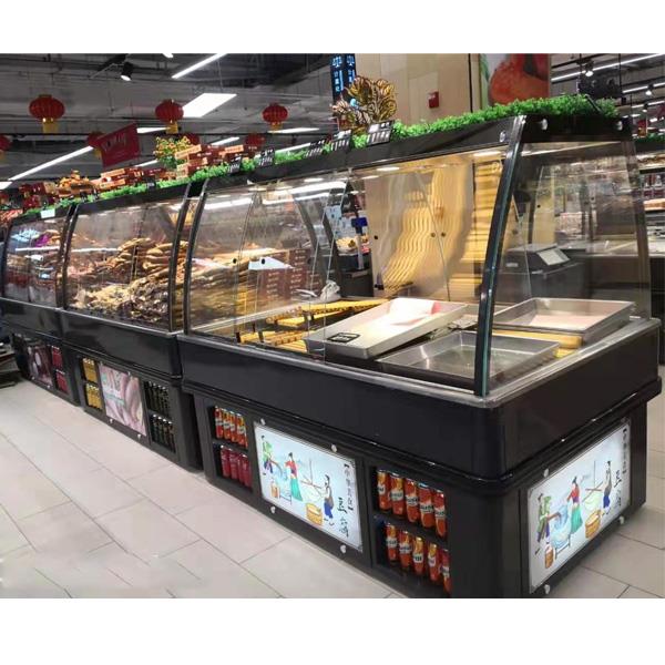 供应超市不锈钢熟食展示柜保鲜柜