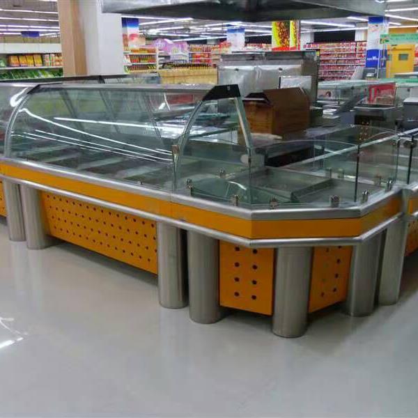 供应超市不锈钢熟食展示柜保鲜柜