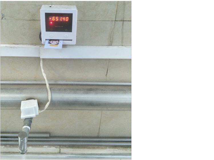 四川节能节水IC卡刷卡水控机 热水收费系统