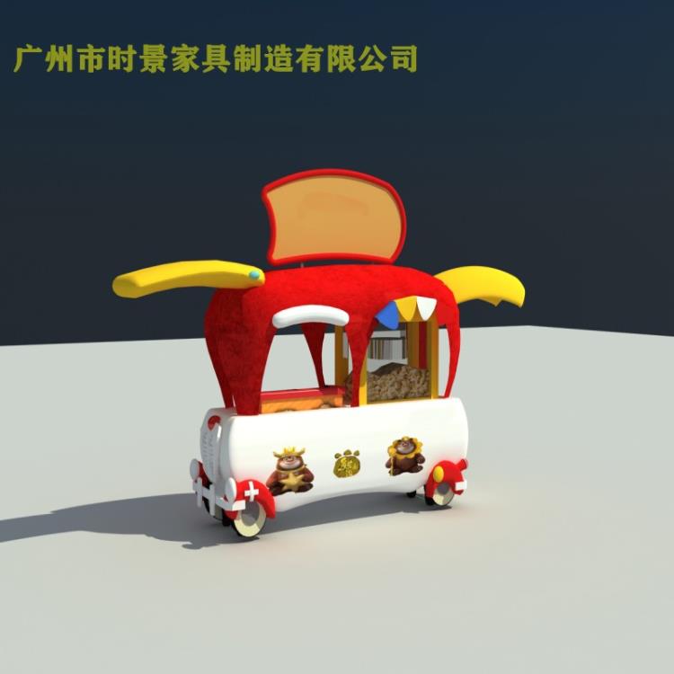 移动商品售货车 时尚杂货车 景区外卖车